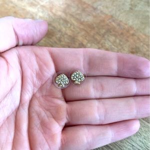 Kate Spade - Rhinestone Spade Studs